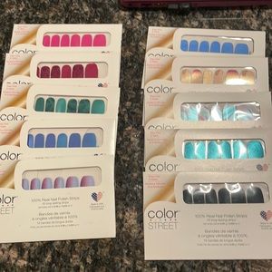 Lot of color street press on nail color
